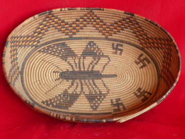 Native American Basket & Artifact
